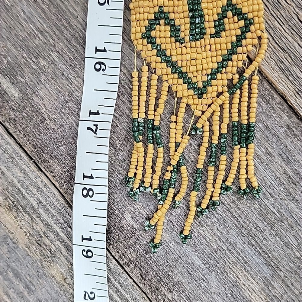 Beaded chandelier necklace 36" length - Picture 6 of 6